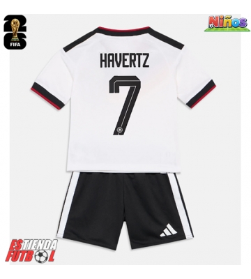 Alemania Kai Havertz #7 Primera Equipación Niños Mundial 2026 Manga Corta (+ Pantalones cortos)